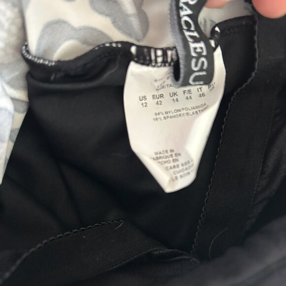 Miraclesuit Tankini Top 12 Animal Print Jubilee Flyaway Slimming Swim - Picture 11 of 11